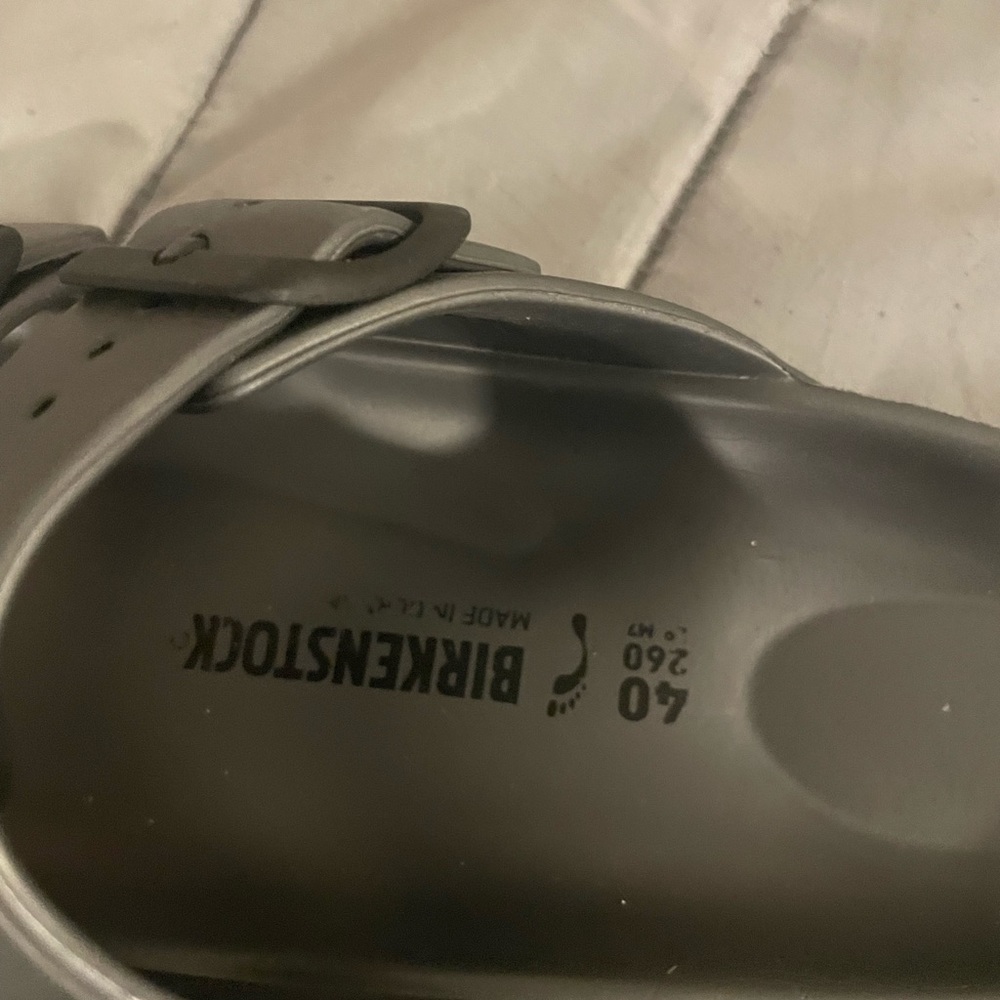 Grey Birkenstocks